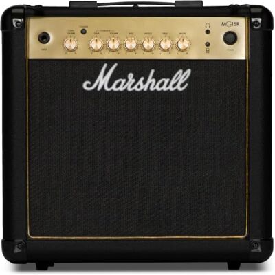 Marshall MG15R MG Gold Guitar Combo Amplifier Solid State Combo Amplifier Marshall MG15R MG Gold Guitar Combo Amplifier Solid State Combo Amplifier