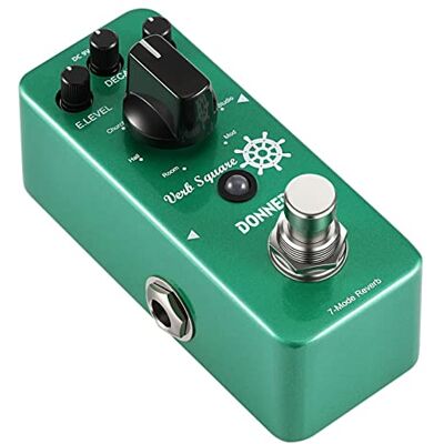 Donner Digital Reverb gitarreffekt pedal verb fyrkant 7 lägen Donner Digital Reverb gitarreffekt pedal verb fyrkant 7 lägen
