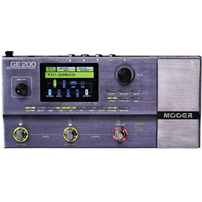 MOOER GE200 Looper, Silver, En Storlek MOOER GE200 Looper, Silver, En Storlek