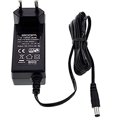 Zoom AD-19 EU-nätadapter 12V/2A för F8n Pro, F8n, F8, F4, G11, LiveTrak L-12/L-20/L-20R, TAC-8, UAC-8 – pålitlig strömförsörjning för ljudproffs Zoom AD-19 EU-nätadapter 12V/2A för F8n Pro, F8n, F8, F4, G11, LiveTrak L-12/L-20/L-20R, TAC-8, UAC-8 – pålitlig strömförsörjning för ljudproffs