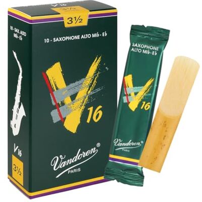 VANDOREN rörblad altsaxofon V 16 gauge: 3 1/2 VANDOREN rörblad altsaxofon V 16 gauge: 3 1/2