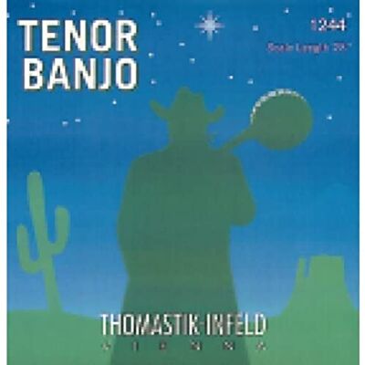Thomastik-Infeld Thomastik Saiten für Tenorbanjo Satz Chromumspinnung mit Schlinge für Mensur 580 mm / 23 Thomastik-Infeld Thomastik Saiten für Tenorbanjo Satz Chromumspinnung mit Schlinge für Mensur 580 mm / 23