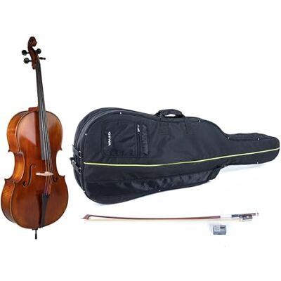 GEWA Cello, Celloset Allegro Antik VC1-3/4 klar att spela inklusive väska, Massaranduba-båge, Larsen Aurora strängar GEWA Cello, Celloset Allegro Antik VC1-3/4 klar att spela inklusive väska, Massaranduba-båge, Larsen Aurora strängar
