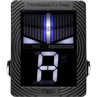 Korg Pitchblack X Series PB-XS-BASS Compact Chromatic Pedal Tuner för Basgitarr Svart Korg Pitchblack X Series PB-XS-BASS Compact Chromatic Pedal Tuner för Basgitarr Svart