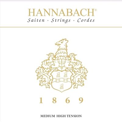Hannabach 652787 Klassikgitarre-Saite Satz Serie 1869 Carbon/Gold MHT-1869MHT Hannabach 652787 Klassikgitarre-Saite Satz Serie 1869 Carbon/Gold MHT-1869MHT