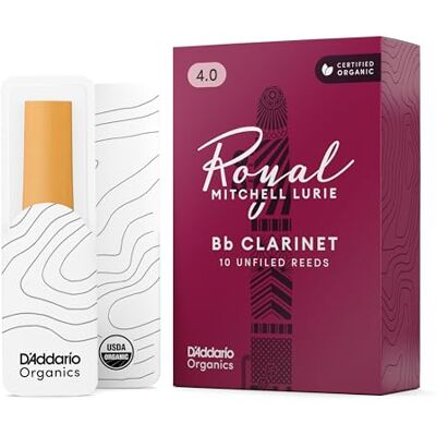 D'Addario Mitchell Lurie Rörblad för Bb-klarinett, styrka 4, 10-pack D'Addario Mitchell Lurie Rörblad för Bb-klarinett, styrka 4, 10-pack