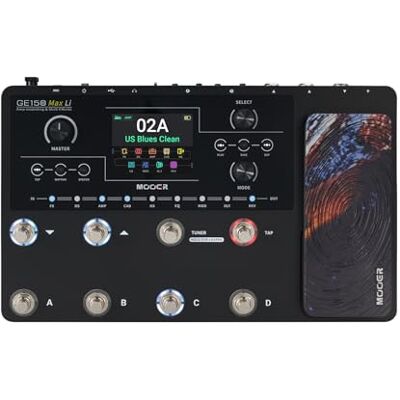 MOOER GE150 Max LI Multi Effects Pedal, w. Batteri MOOER GE150 Max LI Multi Effects Pedal, w. Batteri