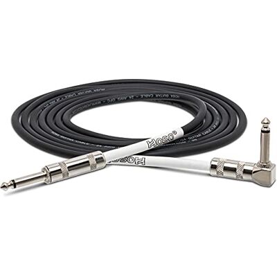 Hosa GTR-205R rak till höger vinkel gitarrkabel, 1,5 m svart Hosa GTR-205R rak till höger vinkel gitarrkabel, 1,5 m svart