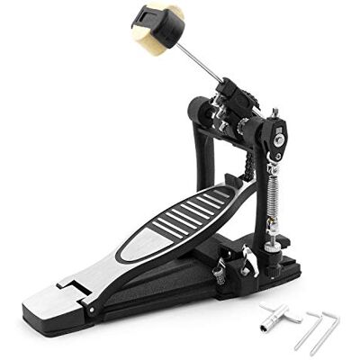 Tiger DHW70-CM enkel bastrumma pedal – spark trumma pedal med basplatta, fotbräda och slagvinkeljustering Tiger DHW70-CM enkel bastrumma pedal – spark trumma pedal med basplatta, fotbräda och slagvinkeljustering