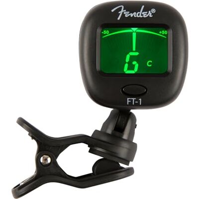 Fender FT-1 Pro Clip-On Tuner-LCD-skärm Fender FT-1 Pro Clip-On Tuner-LCD-skärm