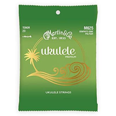 Martin Premium Polygut ukulele strängar M625, tenor-Gauge grafitgrå ukulele-strängar, 41Y18M625 Martin Premium Polygut ukulele strängar M625, tenor-Gauge grafitgrå ukulele-strängar, 41Y18M625