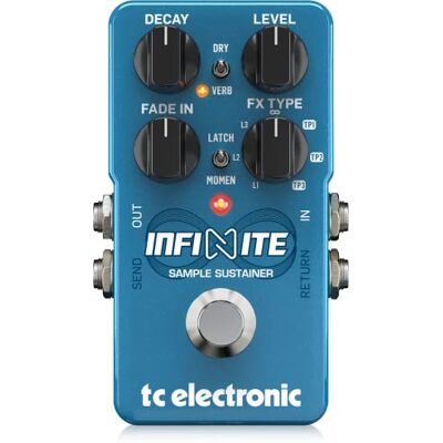 TC Electronic Sample Sustainer Effect Pedal INFINITE SAMPLE SUSTAINER TC Electronic Sample Sustainer Effect Pedal INFINITE SAMPLE SUSTAINER