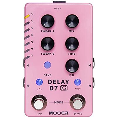 MOOER D7DELAYX2 Pedal Delay MOOER D7DELAYX2 Pedal Delay