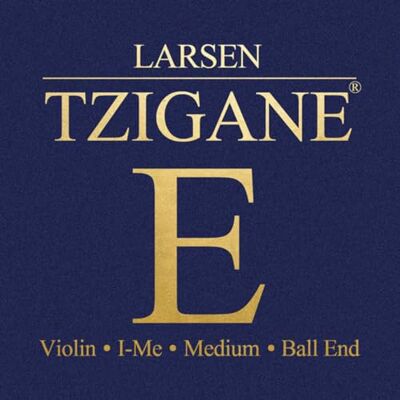 LARSEN STRINGS Larsen strängar för violin Tzigane E stål kolstål med kulände medium LARSEN STRINGS Larsen strängar för violin Tzigane E stål kolstål med kulände medium