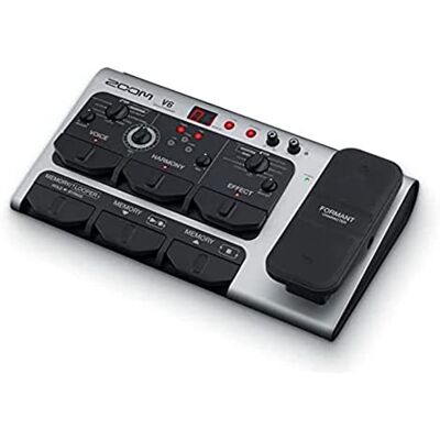 Zoom V6-SP Vocal Processor, professionella sångeffekter, looper, formantpedal, studioapplikationer, för högkvalitativa röst- och musikproduktioner Zoom V6-SP Vocal Processor, professionella sångeffekter, looper, formantpedal, studioapplikationer, för högkvalitativa röst- och musikproduktioner
