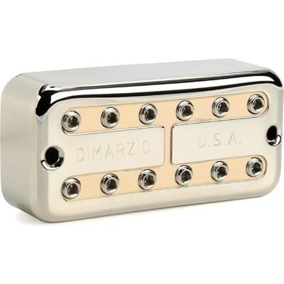 DiMarzio DP 297FNCR Super Distor'Tron™ Bridge Nickel Cover, Cream Insert DiMarzio DP 297FNCR Super Distor'Tron™ Bridge Nickel Cover, Cream Insert
