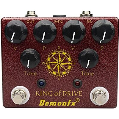 DemonFX King of DRIVE – kombinerad OD/Distortion Gitarrpedal DemonFX King of DRIVE – kombinerad OD/Distortion Gitarrpedal