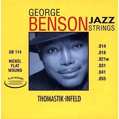 Thomastik-Infeld Thomastik Einzelsaite E .053fw Nickel, flatwound GB53 für E-Gitarre George Benson Jazz Satz GB112 Thomastik-Infeld Thomastik Einzelsaite E .053fw Nickel, flatwound GB53 für E-Gitarre George Benson Jazz Satz GB112