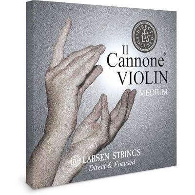 LARSEN STRINGS Violinsträngar II Cannone 4/4 violin Medium 4-strängs set Direct & Focused, spänning 22,6 kg/49.20 lbs LARSEN STRINGS Violinsträngar II Cannone 4/4 violin Medium 4-strängs set Direct & Focused, spänning 22,6 kg/49.20 lbs