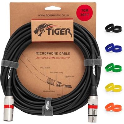 TIGER Mikrofonkabel MIC4-10 - Mikrofonkabel TIGER Mikrofonkabel MIC4-10 - Mikrofonkabel