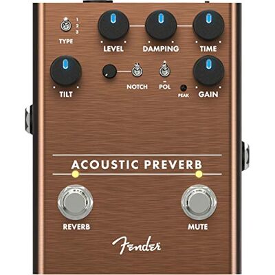 Fender ® »ACOUSTIC PREVERB« Effektpedal för Akustisk Gitarr Fender ® »ACOUSTIC PREVERB« Effektpedal för Akustisk Gitarr