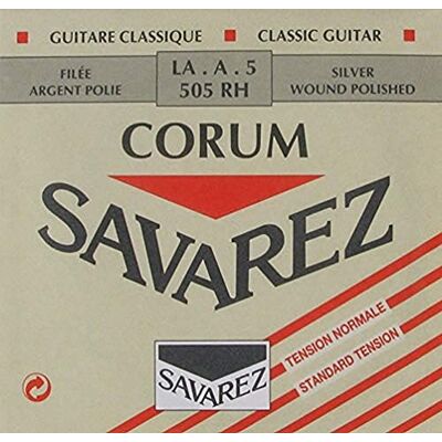 Savarez 656115 strängar för klassisk gitarr 505Rh A5W slipad hög Savarez 656115 strängar för klassisk gitarr 505Rh A5W slipad hög