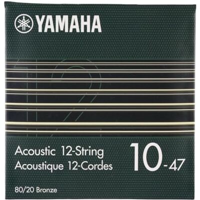 Yamaha SA10-12 Strängar för Akustisk Gitarr – 12-String Light (010-047), 80/20 Bronze Yamaha SA10-12 Strängar för Akustisk Gitarr – 12-String Light (010-047), 80/20 Bronze