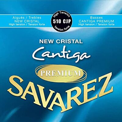 Savarez strängar konsertgitarr ny Cristal Cantiga premiumsträngar högspänningssats Savarez strängar konsertgitarr ny Cristal Cantiga premiumsträngar högspänningssats