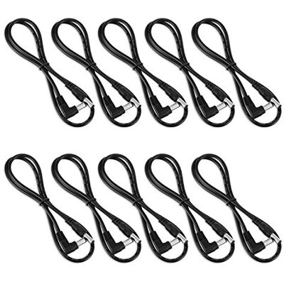 Donner 60 cm gitarr pedal strömkabel 10-pack Donner 60 cm gitarr pedal strömkabel 10-pack