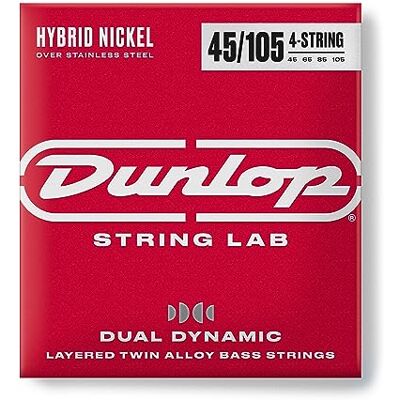 Dunlop låga strängar Hybrid nickel 45-105 Dunlop låga strängar Hybrid nickel 45-105