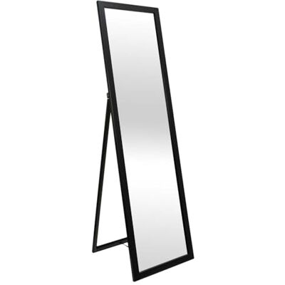 HOME DECO FACTORY , HD4252, svart stående spegel 124 cm Elegant och praktisk design, perfekt för vardagsrum eller sovrum, hållbara material, perfekt för din inredning svart 124 cm HOME DECO FACTORY , HD4252, svart stående spegel 124 cm Elegant och praktisk design, perfekt för vardagsrum eller sovrum, hållbara material, perfekt för din inredning svart 124 cm