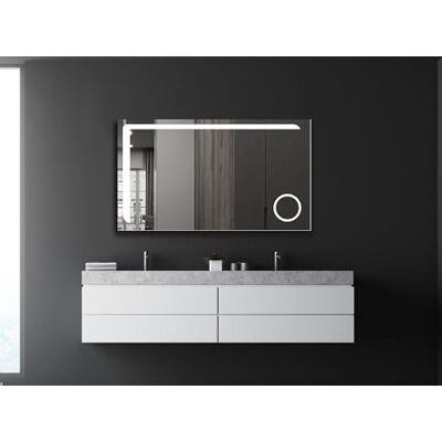 Talos Badrumsspegel med belysningspil – badrumsspegel i 120 x 70 cm – badrumsspegel med upplyst sminkspegel, 50081 Talos Badrumsspegel med belysningspil – badrumsspegel i 120 x 70 cm – badrumsspegel med upplyst sminkspegel, 50081