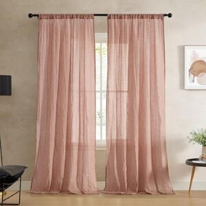 French Connection Charter 2 paneler extra bred ljusfiltreringsgardin, 127 cm x 274 cm par, rost French Connection Charter 2 paneler extra bred ljusfiltreringsgardin, 127 cm x 274 cm par, rost