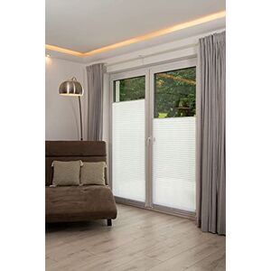 K-HOME Klemmfix Pisa Rullgardin - Vitt, Crushed, 130 cm K-HOME Klemmfix Pisa Rullgardin - Vitt, Crushed, 130 cm