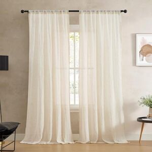 French Connection – Charter Crushed Fönstergardin Uppsättning av 2 paneler halvren modern heminredning draperier för vardagsrum, matsal, sovrum, sovsal Mått 127 cm x 243 cm Naturlig French Connection – Charter Crushed Fönstergardin Uppsättning av 2 paneler halvren modern heminredning draperier för vardagsrum, matsal, sovrum, sovsal Mått 127 cm x 243 cm Naturlig