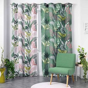 Douceur d'Intérieur mjukhet i interiören, öljettgardin 140 x 260 cm polyester assana khaki Douceur d'Intérieur mjukhet i interiören, öljettgardin 140 x 260 cm polyester assana khaki
