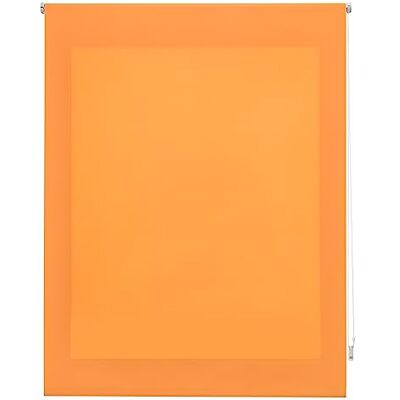 Decorblind Enkel genomskinlig rullgardin, Persienstorlek: 80 x 175 B x L/mått Slät gardinduk: 77 x 170 cm, orange genomskinlig gardin, enkel installation på vägg eller tak Decorblind Enkel genomskinlig rullgardin, Persienstorlek: 80 x 175 B x L/mått Slät gardinduk: 77 x 170 cm, orange genomskinlig gardin, enkel installation på vägg eller tak