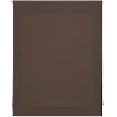 Decorblind Genomskinlig, slät rullgardin, mått: 160 x 250 cm bredd x längd/mått slät gardinduk: 157 x 245 cm, mörkbrun genomskinlig rullgardin, enkel installation på vägg eller tak Decorblind Genomskinlig, slät rullgardin, mått: 160 x 250 cm bredd x längd/mått slät gardinduk: 157 x 245 cm, mörkbrun genomskinlig rullgardin, enkel installation på vägg eller tak