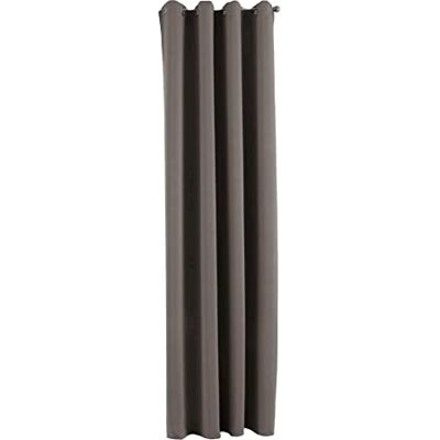 Gardinenbox Gardin ogenomskinlig "NewYork" brungrå H x B 225 x 140 cm, 1-pack termisk gardin, mörkläggningsgardin, mörkläggningsgardin, mörkläggningsöljetter, ljudisolerande, Oeko-Tex UV-skydd, roomhållare, Gardinenbox Gardin ogenomskinlig "NewYork" brungrå H x B 225 x 140 cm, 1-pack termisk gardin, mörkläggningsgardin, mörkläggningsgardin, mörkläggningsöljetter, ljudisolerande, Oeko-Tex UV-skydd, roomhållare,
