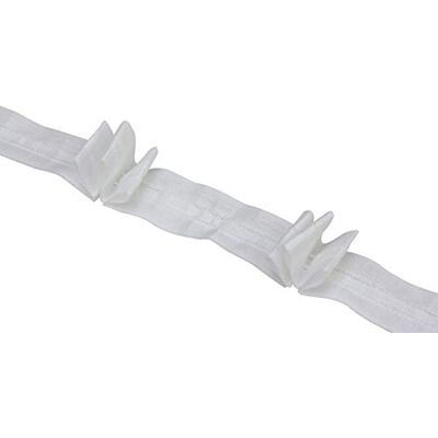 Gardinia veckband, 100% polyester, Vit, 1000 Gardinia veckband, 100% polyester, Vit, 1000