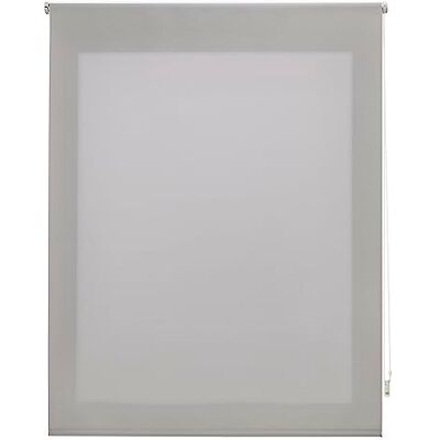 Decorblind Enfärgad genomskinlig rullgardin, Persienstorlek: 150 x 175 B x L/mått Slät gardinduk: 147x170 – genomskinlig gardin i silverfärg enkel installation på vägg eller tak Decorblind Enfärgad genomskinlig rullgardin, Persienstorlek: 150 x 175 B x L/mått Slät gardinduk: 147x170 – genomskinlig gardin i silverfärg enkel installation på vägg eller tak
