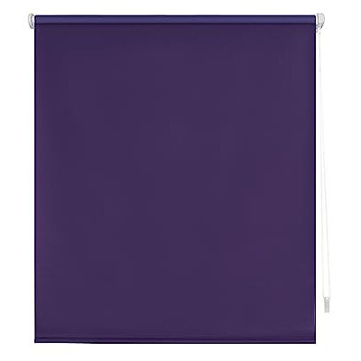 Decorblind Ogenomskinlig enkel rullgardin utan verktyg och ingen borrning, storlek 62 x 180 cm (B x L), tyg 59 x 175 cm lila, för fönster Decorblind Ogenomskinlig enkel rullgardin utan verktyg och ingen borrning, storlek 62 x 180 cm (B x L), tyg 59 x 175 cm lila, för fönster