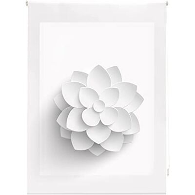 Blindecor Genomskinlig rullbar estor med digital tryck Blomma, 130 x 180 cm (bredd x höjd). Tygstorlek 127 x 175 cm. Stor digitalt tryck Blindecor Genomskinlig rullbar estor med digital tryck Blomma, 130 x 180 cm (bredd x höjd). Tygstorlek 127 x 175 cm. Stor digitalt tryck