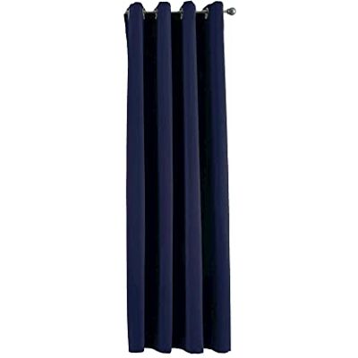 Gardinenbox Gardinlåda, ogenomskinlig "Newyork", blå, H x B 160 x 140 cm, 1-pack, termisk gardin, mörkläggningsgardin, mörkläggningsgardin, mörkläggningsöljetter, ljudisolerande, Oeko-Tex UV-skydd, rosehållare, Gardinenbox Gardinlåda, ogenomskinlig "Newyork", blå, H x B 160 x 140 cm, 1-pack, termisk gardin, mörkläggningsgardin, mörkläggningsgardin, mörkläggningsöljetter, ljudisolerande, Oeko-Tex UV-skydd, rosehållare,