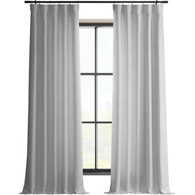 HPD Half Price Drapes FLCH-FM20124-108 italienskt fusklinne, 50 x 108, duva vit HPD Half Price Drapes FLCH-FM20124-108 italienskt fusklinne, 50 x 108, duva vit
