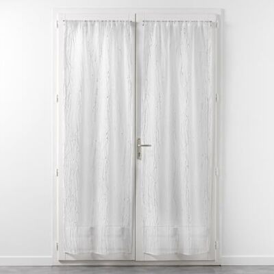 Douceur d'Intérieur , Rakt par stångpass (2 x 70 x 240 cm) Filiana vit, sandblästrad segel applicerad Douceur d'Intérieur , Rakt par stångpass (2 x 70 x 240 cm) Filiana vit, sandblästrad segel applicerad