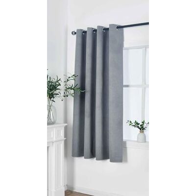 Gardinenbox Gardinlåda mörkläggningsgardin öljetter gardinomtag H x B 175 x 145 cm grå 100% mörkläggning "München Dark" treskiktsbindning fiskbensmönster 202410 Gardinenbox Gardinlåda mörkläggningsgardin öljetter gardinomtag H x B 175 x 145 cm grå 100% mörkläggning "München Dark" treskiktsbindning fiskbensmönster 202410