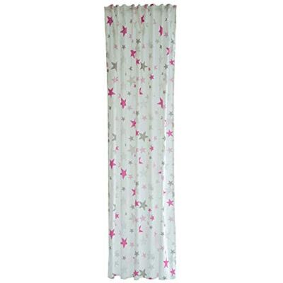 HOMING Stjärnor Barnrumsfönsterkappa - Rosa - 245x140 cm HOMING Stjärnor Barnrumsfönsterkappa - Rosa - 245x140 cm