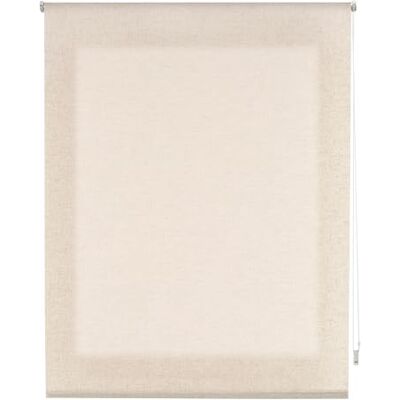 Interblind Translucent rullgardin med linnestruktur storlek 160 x 200 cm bredd x höjd beige beige tygstorlek 157 x 195 rullgardin linne Interblind Translucent rullgardin med linnestruktur storlek 160 x 200 cm bredd x höjd beige beige tygstorlek 157 x 195 rullgardin linne