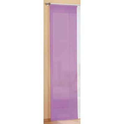 Gardinenbox Transparent enfärgad panel/glidgardin med tillbehör 85589, lila, 245 x 60 cm Gardinenbox Transparent enfärgad panel/glidgardin med tillbehör 85589, lila, 245 x 60 cm